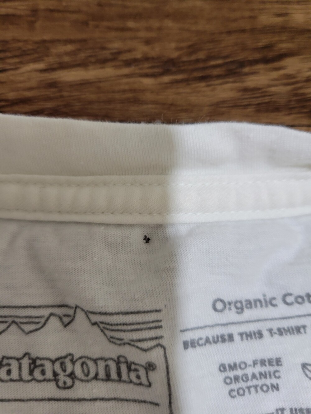 Patagonia Womens Organic Tee 2XL White Save Our Home Planet - Picture 8 of 12